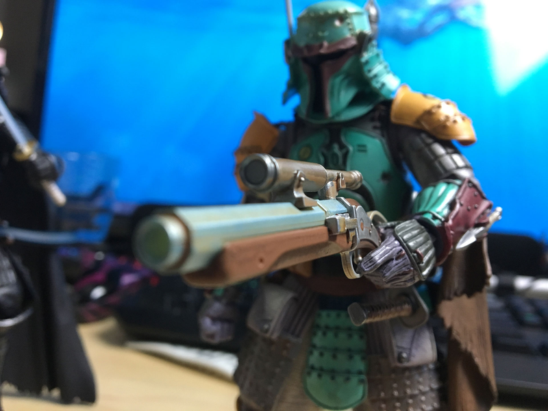 Illustration for article titled Samurai Vader And Ronin Boba Fett Realize Star Wars' Japanese Influence Beautifully